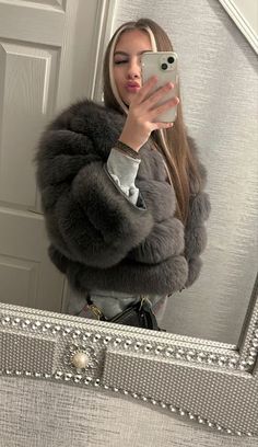 Grey Fur Coat Outfit, Essex Girls, Chav Outfits, British Girl, Fur Coat Outfit, Grey Fur Coat, Grey Fur, Fur Coats