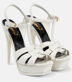 Ysl Tribute, Spring Sunglasses, Mom Shoes, Latest Sandal, Shoes For Me, Leather Platform Sandals, Saint Laurent Shoes, Classic Bags, Patent Leather Pumps