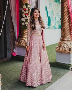 Mirror Work Lehengas You Would Definitely Want To Buy Once The Lockdown Is Over! डिजाइनर कपड़े, Sangeet Outfit, Reception Outfit