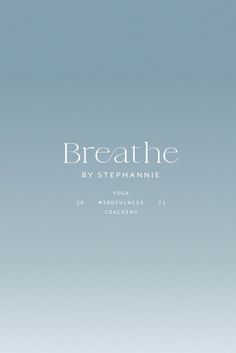 the cover of breathe by stephanie