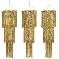 PRICES MAY VARY. INCLUDES: 3 Gold Shimmering Chandelier Decorations in the package SIZE: Each Hanging Chandelier Decoration measures 4 feet long MATERIALS: Made of gold plastic and has gold cord at the top for hanging PERFECT FOR: New Year's Eve Party Decorations and Great 20's Party Décor CELEBRATE LIFE WITH US: Since 1900 The Beistle Company’s mission has remained the same: to help people around the world celebrate life’s events by creating fun, high quality products using the finest materials Hanging Gold Chandelier, White And Gold Party New Ywars, Photo Balloon Chandelier, Gatsby Cocktail Table, Golden Gates Prom Theme, Star Theme New Year Eve. Table, Great Gatsby Themed New Years Party, Living My Life Like Its Golden Party Theme, Cubicle For New Years