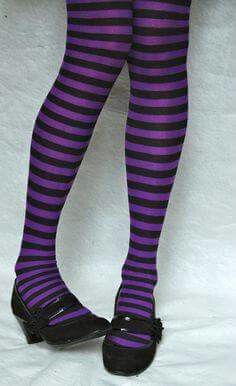 Fashion Nico Minoru, Safari Online, Nylon Tights, Striped Stockings, Striped Tights, All Things Purple, Dream Clothes, Gothic Fashion