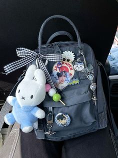 Kanken Crossbody Bag, Fjallraven Kanken Aesthetic, Dango Keychain, Fjallraven Kanken Sling, Kanken Sling Bag, Aesthetic Soobin, Mochila Kpop, Kanken Sling, Miffy Plush