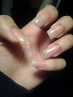 These are so natural looking Take Off Acrylic Nails, Natural Looking Acrylic Nails, Natural Gel Nails, Natural Acrylic Nails, Clear Acrylic Nails, Nail Swag, Pink Acrylic Nails, Square Acrylic Nails, Dream Nails