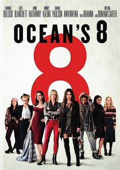 the poster for ocean's 8