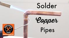 the solder copper pipes are being used to make pipe holders for water heaters