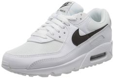 PRICES MAY VARY. Rubber sole Air Max 90 Women, White Running Shoes, Black And White Sneakers, Sport Shoes Women, Nike Air Max For Women, Air Max Women, Cute Nikes, Nike Air Max 270, Nike Womens