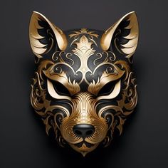 Ronin Samurai, Angular Face, Wolf Mask, Hero Black, Jewellery Sketches, Call Of Cthulhu, Masks Art, Animal Masks, Horse Sculpture