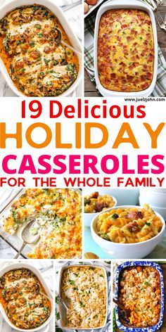 19 delicious holiday casseroles for the whole family