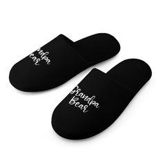 Celebrate your grandparents with these Black Grand Bear Slippers! With a cozy fit and sleek design, these slippers are perfect for relaxing at home or matching with the family during special occasions. Why You'll Love Them: *Comfortable and lightweight for indoor wear. *Sleek black design with "Grand Bear" text. *Perfect for family matching slipper sets. *A thoughtful gift for grandparents on holidays or birthdays. Matching Slippers, Bear Slippers, Gift For Grandparents, Indoor Slippers, Slippers Cozy, Gifts For Grandparents, Grandparent Gifts, Cozy Fits, House Shoes