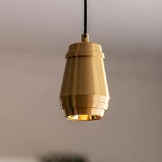 a light that is hanging from a ceiling