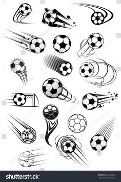 an image of soccer ball designs