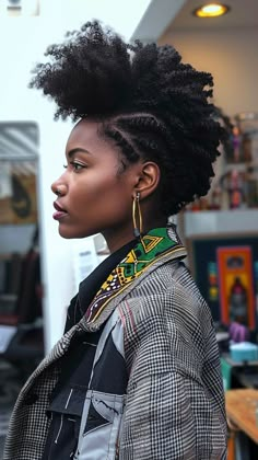 30 Versatile Hairstyles for 4C Curls Add In Hair Styles Black, 4c Short Natural Hairstyles, Nigerian Hairstyles, 4c Curls, Nigerian Braids, Workout Hair, Type 4c Hairstyles, Twist Updo, Long Ponytail