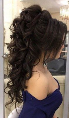 Easy Formal Hairstyles, Formal Hairstyles For Long Hair, High Ponytail Hairstyles, Hairstyles Ponytail, Quinceanera Hairstyles, Quince Hairstyles, High Ponytail, Fancy Hairstyles, Wedding Hairstyles For Long Hair