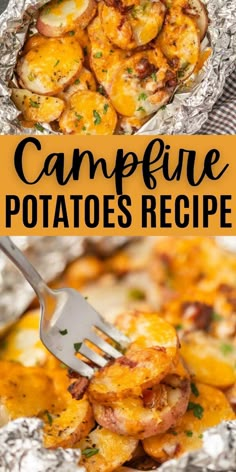 this campfire potatoes recipe is so good it's easy to make and delicious