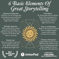 the 6 basic elements of great story telling