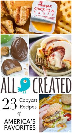 all created copycat recipes for america's favorite foods