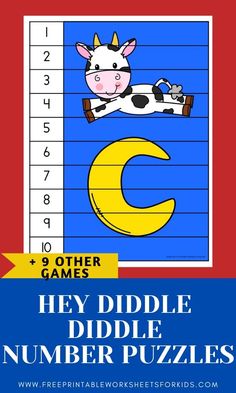 the letter c is for cow and it's numbers are missing