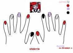 unhas monster high Monster High Nail Art, Monster High Nails, Monster High Makeup, Pretty Poison, Music Nails, Band Nails, Makeup Nails Art, Punk Nails, Goth Nails