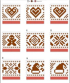 the instructions for how to make cross stitch hearts and arrows in pixell, which are also