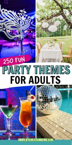 party themes for adults with text overlay