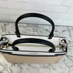 kate spade | Bags | Kate Spade Staci Warm Beige Colorblock Large Satchel Crossbody | Poshmark Kate Spade Staci, Bags Kate Spade, Warm Beige, Kate Spade Bags, Black And Tan, Color Blocking, Satchel, Kate Spade, Women Shopping