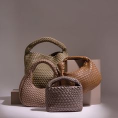 We love a functional and stylish woven bag; that's why we created the Lorelai. This minimalist shoulder bag has been handwoven from recycled vegan leather using a weaving technique that creates a curved silhouette. Fully lined with non-toxic lining and features interior zip and slot pockets. Recycled Vegan Leather 13"W x 5.5"H x 4"D Handle Drop: 8.5" Zipper Closure Gold-Tone Hardware Interior Zip & Slot Pocket OEKO-TEX Certified Lining Fits up to an iPhone 13 Pro Max Product No. BC4525ORC Luxury Leather Bag With Pebbled Texture, Luxury Modern Shoulder Bag With Grained Texture, Luxury Versatile Bags With Intrecciato Weave, Luxury Bags With Metal Hardware For Fall, Luxury Elegant Bucket Bag With Textured Leather, Luxury Everyday Bag With Pebbled Texture, Luxury Bags With Leather Handles For Daily Use, Luxury Chic Woven Leather Bucket Bag, Luxury Trendy Baguette Bag For Travel