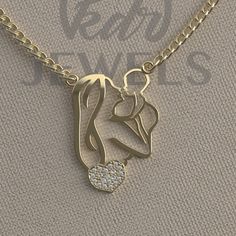 Please provide Metal Tone in Personalized notes This Necklace is included with Anchor Chain 📌Metal - Gold or Silver 📌Pendant size- (20.0mm x 28mm) (Approx) 📌Metal Weight - 8.0 to 12.0 grams (Varies on Metal) 📌Hallmark - 14K/18K PHallmarked 💎Diamond Details💎 📌Weight - 0.30ct (Approx) 📌Shape - Round 📌Color - (E-F) 📌Clarity - VVS1 - VVS2 📌Cut - Excellent 🎥 Youtube Video Link: https://youtu.be/g4lKI1yz-es 🛠️If you need any customization then please contact us. 📦 Free Insured Trackable Heart-shaped Jewelry For Mother's Day, Personalized Silver Necklaces For Special Day, Personalized Necklaces For Valentine's Day, Personalized Gold Jewelry For Special Day, Personalized Gold Necklaces For Special Day, Personalized Gold Necklace For Special Day, Gold Necklace For Mother's Day, Gold Necklaces For Valentine's Day, Custom Necklace For Anniversary And Mother's Day