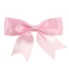 "A beautiful pre-tied double-bow in a pretty pale pink satin ribbon. A double-bow has 4 bow loops instead of the standard 2 loops, these are arranged in a stacked bow so there is a \"top\" bow sitting on a slightly larger \"bottom\" bow.  Approximate sizes & conversions for your reference:  * Ribbon width: 25mm = 2.5cm = 1 inch * Top Bow: 70mm = 7cm = 2 3/4 inch * Bottom Bow: 85mm = 8.5cm = 3 3/8 inch * Tail Length: 45mm = 4.5cm = 1 3/4 inch You can glue these on to cards, scrapbook pages or even hair clips, or sew them on to t-shirts, scrunchies or dolls dresses. 1 quantity = 1 bow.  The price shown is for 1 bow, if you require more than 1 bow you can increase the quantity added to your basket. If you require certain quantities please contact me.  Please note that although great care has Elegant Pink Hair Accessories With Bow, Elegant Pink Ribbon Hair Accessories, Elegant Pink Hair Accessories With Ribbon, Pink Bow With Bow Tie Back For Wedding, Pink Party Bow With Bow Tie Back, Pink Bow Tie With Detachable Bow For Party, Pink Satin Bow Tie For Party, Pink Satin Bow Hair Accessories For Wedding, Pink Satin Wedding Bow