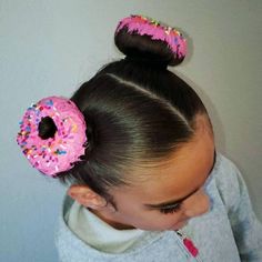 Hair Braid Patterns, Hair Donut, Competition Hair, Candy Hair, Crazy Hair Days