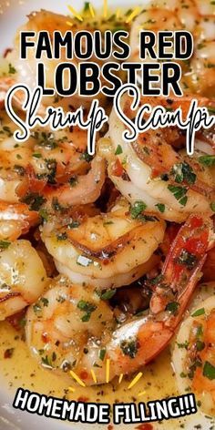 Today, I’m bringing you a restaurant favorite that you can now enjoy from the comfort of your own home: Famous Red Lobster Shrimp Scampi. This dish is a seafood lover’s… Shrimp Scampi Red Lobster, Red Lobster Shrimp Scampi Recipe, Best Shrimp Scampi Recipe, Red Lobster Shrimp Scampi, Carrot Cake Cheesecake Recipe, Red Lobster Shrimp, Seafood Dish Recipes, Lobster Dishes, Shrimp Scallops