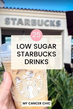 Excited to share my top 25 low-sugar Starbucks drinks that you'll absolutely want to try! Perfect for those who enjoy their coffee but are watching their sugar intake. Let's make our coffee runs healthier without sacrificing taste! Starbucks Recipes Healthy Coffee, Vsg Friendly Starbucks, Starbucks Drinks Not Sweet, Healthiest Starbucks Drinks Coffee, Low Carb Starbucks Drinks Coffee, Best Drink At Starbucks, Healthier Iced Coffee Recipes, Healthy Starbucks Coffee Drinks