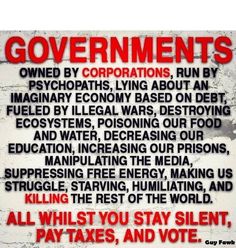 a red and white sign that says government governments