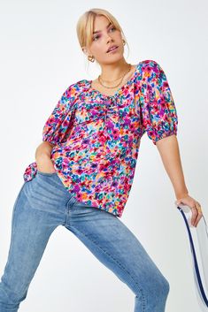 Summer Colours, Evening Tops, Pink Floral Print, Petite Tops, Style Cardigan, Party Tops, Lace Tops, Plus Size Tops