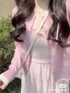 Pastel Outfits Aesthetic, Cute Pink Outfits, Korean Style Outfits, Korean Fashion Summer, Cute Modest Outfits, Japan Outfit, Pastel Outfit, Coquette Pink