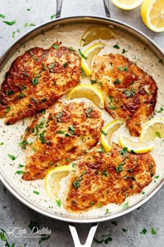 Creamy Chicken Francese - Cafe Delites Chicken Francese Recipe, Chicken Francaise, Chicken Francese, Cafe Recipes, Piccata Recipe, Sugar Recipes, Cafe Delites, Red Hen