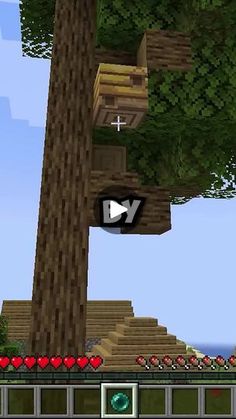 an image of a tree in minecraft