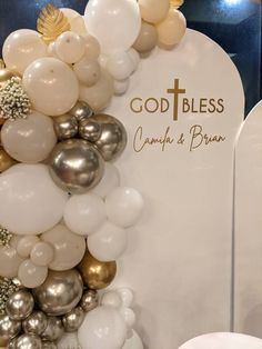 God Bless Backdrop, Baptism Balloon Backdrop, 1st Communion Backdrop Ideas, Confirmation Backdrop Ideas, Baptismal Backdrop, First Communion Decorations Backdrop, Baptism Backdrop Boy, Baptism Decorations Backdrops, Baptism Backdrop Ideas