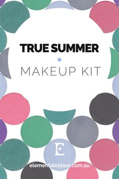 True Summer Makeup Kit ∙ ElementalColour True Summer Eyeshadow, True Summer Jewelry, True Summer Makeup Looks, Cool Summer Makeup Palette, True Summer Makeup, Light Summer Makeup, Prom Makeup Ideas