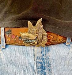 Wolf Belt Buckle, Sinful Clothing, 70s Accessories, Waist Accessories, Lizard King, Dire Wolf, Brass Buckle, Ponds, Playing Dress Up