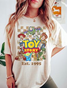 Disney Toy Story Est 1995 Shirt, Disney Toy Story Characters Group Shirt, Disney Family Vacation Trip Toy Story Disney Shirts Christmas, Toy Story Shirt For Kids, Pizza Planet Shirt Toy Story, Disney College Shirt, Toy Story Burthday Shirts, Colorful Disney Shirts, Disney Character Tee, Gender Neutral Disney Shirts, Toy Story Family Vacation Shirts