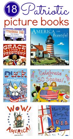 patriotic picture books for kids Patriotic Pictures, American Symbols, Books For Children, Patriotic Holidays, July Crafts