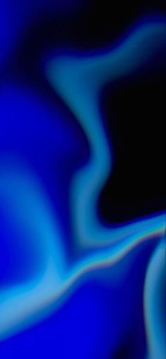 an abstract blue and black background with wavy lines