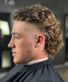 Subtle Mohawk, Faded Mohawk, Classic Mullet, Men Mullet, Modern Mullet Haircut, White Boy Haircuts, Mullet Hairstyles, Mullet Fade