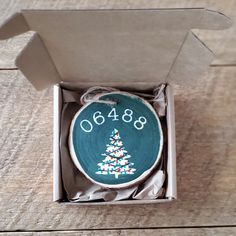 Personalized Holiday Ornament Sparkling Christmas Tree, Christmas Tree With Lights, Tree With Lights