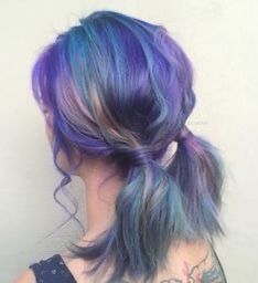 Mermaid Tails, Colored Hair, Boho Braids, Grunge Hair