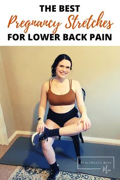 back pain relief during pregnancy Lower Back Pregnancy Stretches, Stretches For Lower Back Pain Pregnancy, Back Stretches For Pregnancy, Lower Back Pain Relief Pregnancy, Second Trimester Stretches, Pregnancy Stretches Second Trimester, Labor Stretches, Stretches For Pregnant Women, Lumbar Exercises