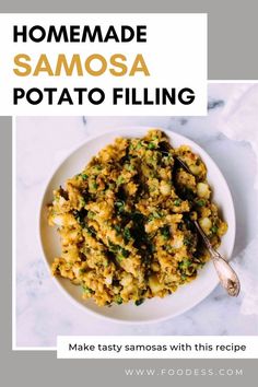 a white bowl filled with food on top of a table