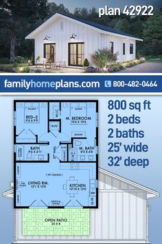 the floor plan for a two story house with 2 beds and 3 baths in each