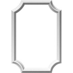 an empty white frame on a white background